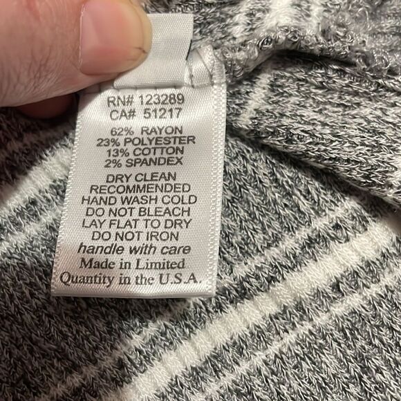 Michael Lauren Gray Indio Raglan Color Block Pullover - Picture 5 of 5